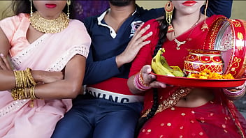 Birahi Karwa Chauth Ki Raat Mein Hindi Mein Garam Chudai