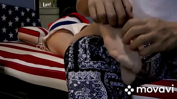 Kaki Mulus Bersepatu Nilon Tiongkok Digoda Dengan Nafsu