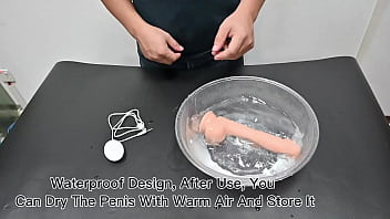 Uji Coba Dildo Dengan Remote Control Pengisian Daya, Getaran, Dan Fungsi Pemanas Untuk Melihat Kualitas Dari Pabrik China.