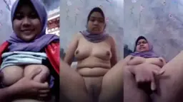 Gadis Berjilbab Telanjang Main Puting Dan Masturbasi