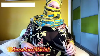 Istri Turki Arab Berhijab Dengan Payudara Besar Rekaman Kamera Muslim Tanggal 26 Oktober