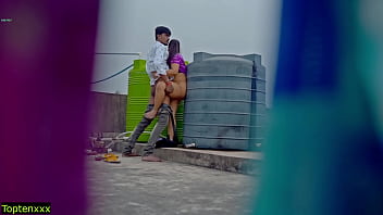 Ngentot Hot Di Atap! Jangan Sampai Keluar Di Dalam Memek