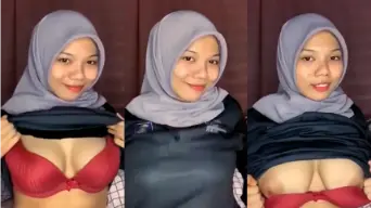 Rista Hijaber Genit, Payudara Mulusnya Menggoda Dan Panas!