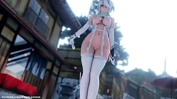 Putri Tiongkok Yang Menggoda Dalam Video Mmd