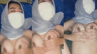 Hijab Penutup Muka Putih Yang Bikin Geli Dan Menggoda
