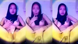 Ukhti Sange Lagi Colmek Dua Jari, Video Panasnya Bikin Geli