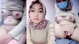 Ukhti Berjilbab Sensasi Toge Menggoda