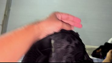 Kakak Tiri, Dasar Mesum! Daripada Pakai Celana Dalamku, Mending Kutawarkan Payudara Besarku Untuk Russian Blowjob Dan Berikan Kontol Besarmu Serta Semennya Padaku!