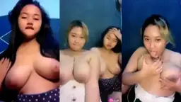 Live Bareng Dua Cewek Birahi, Toket Montok Bikin Nafsu Naik.