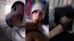 Paksa Si Cantik Berhijab Ngewe Mulut Sama Kontol