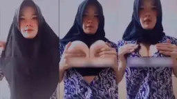 Ukhty Nabilah, Hijab Toge Diremas, Toketnya Digodain Sampai Basah.