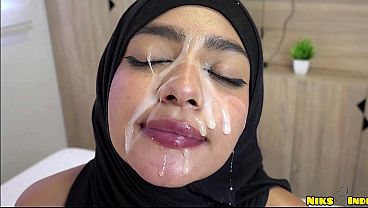 Gadis Berhijab Remaja Digilas Keras Sampai Banjir Mani