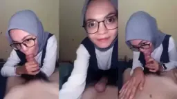 Mutia Lepas Hijab, Ngeces Kontol Pacar Sambil Ngeloyor