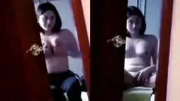 Ngintip Kakak Cantik, Dikasih Lihat Semua Bagian, Bikin Nafsu Naik.