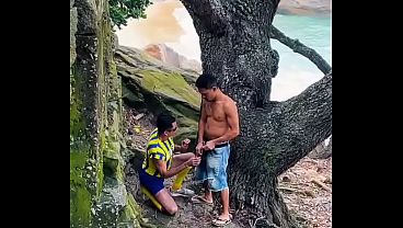 Sexo Ao Vivo Na Praia Do Abrico, Rio De Janeiro: Gozada Quente Na Areia, Putaria Selvagem à Beira-mar