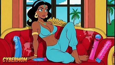 Putri Jasmine Punya Kontol Gede Nongol Di Antara Pahanya. Dongeng Arab Kartun Buat Orang Dewasa.